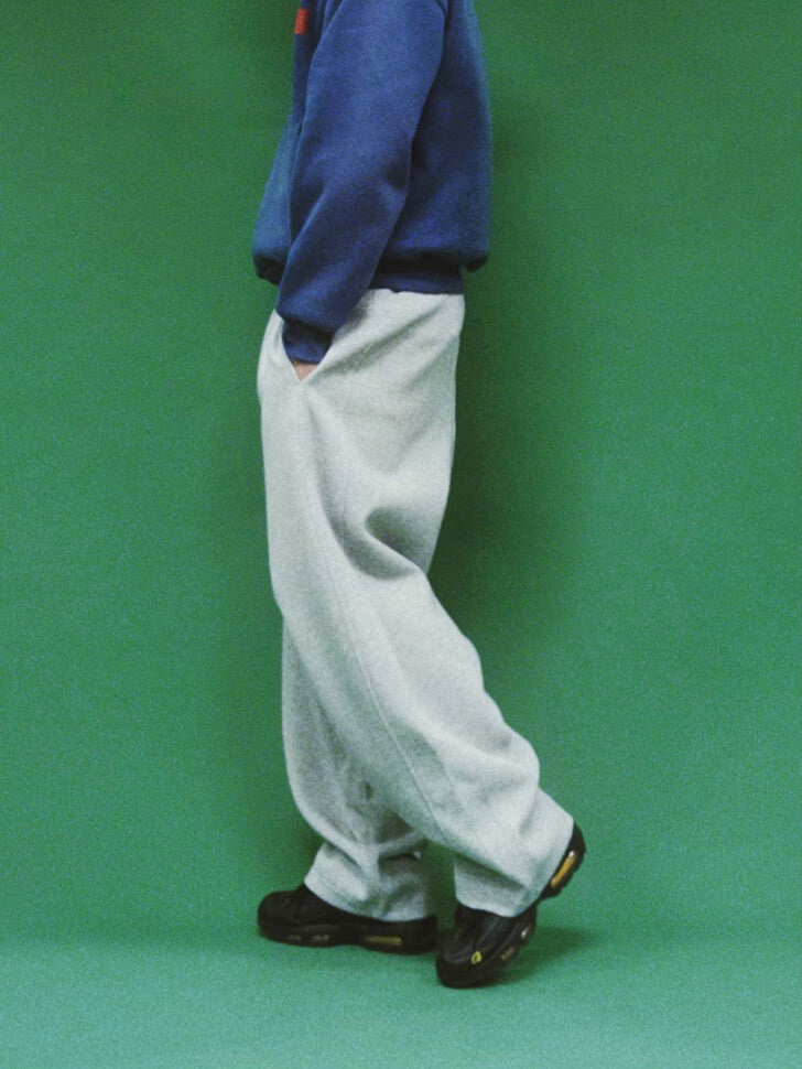 EVETS Gray Baggy Sweatpants | Face 3 Face