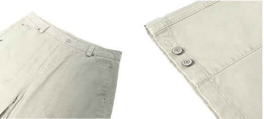 JHYQ Vintage Washed Multi Pocket Cargo Work Pants | Face 3 Face