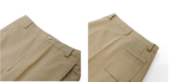 JHYQ Pleated Machete Baggy Work Pants | Face 3 Face