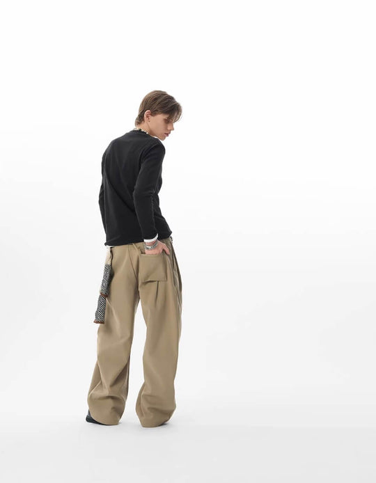 JHYQ Pleated Machete Baggy Work Pants | Face 3 Face