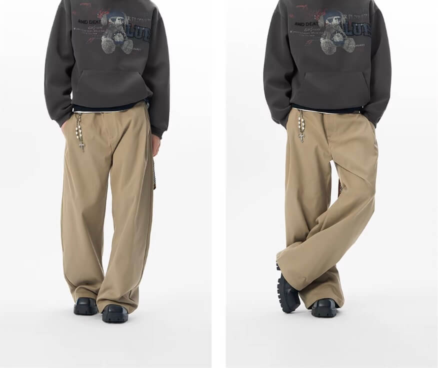 JHYQ Pleated Machete Baggy Work Pants | Face 3 Face