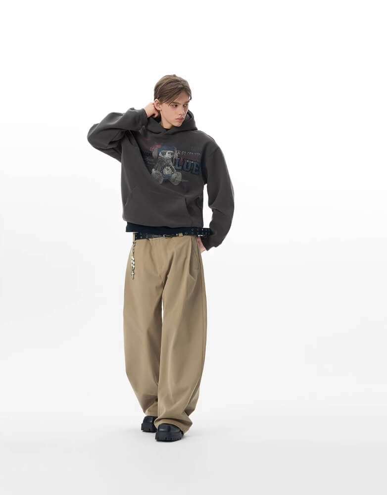 JHYQ Pleated Machete Baggy Work Pants | Face 3 Face