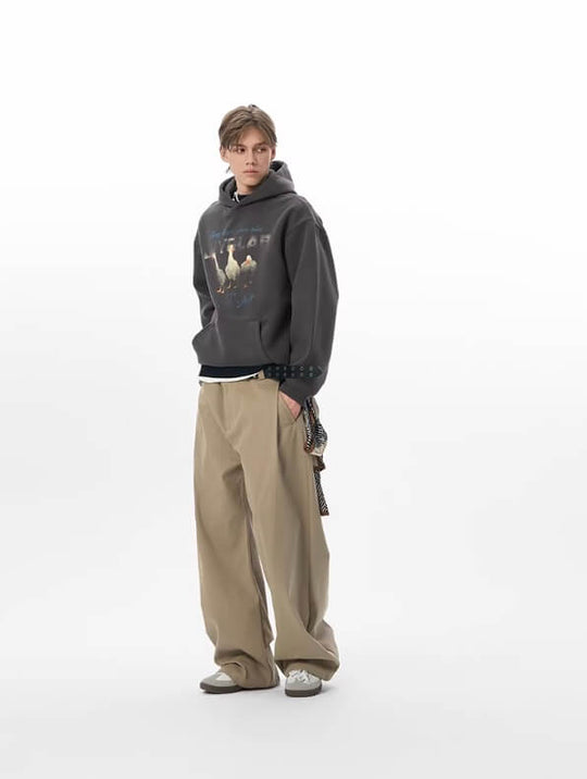 JHYQ Pleated Machete Baggy Work Pants | Face 3 Face