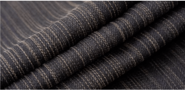 JHYQ Pinstripe Pleated Baggy Jeans | Face 3 Face