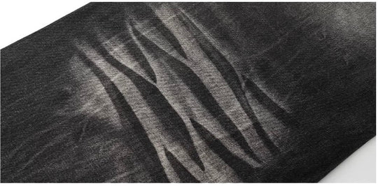 JHYQ Black Washed Lightning Burst Fade Jeans | Face 3 Face