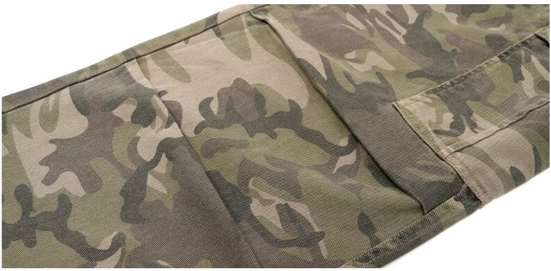 JHYQ Camouflage Drawstring Baggy Cargo Pants | Face 3 Face
