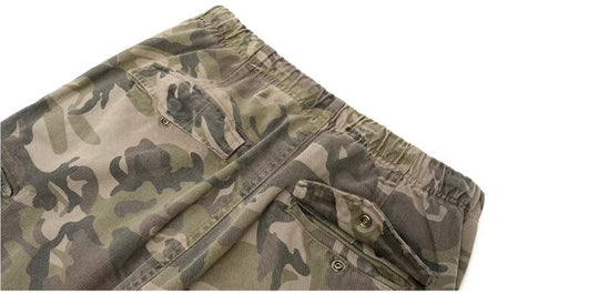 JHYQ Camouflage Drawstring Baggy Cargo Pants | Face 3 Face