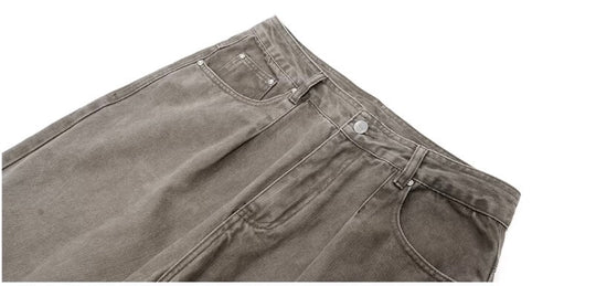 JHYQ Washed 3D Seam Baggy Work Jeans | Face 3 Face