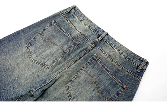 JHYQ Vintage Washed Machete Baggy Jeans | Face 3 Face