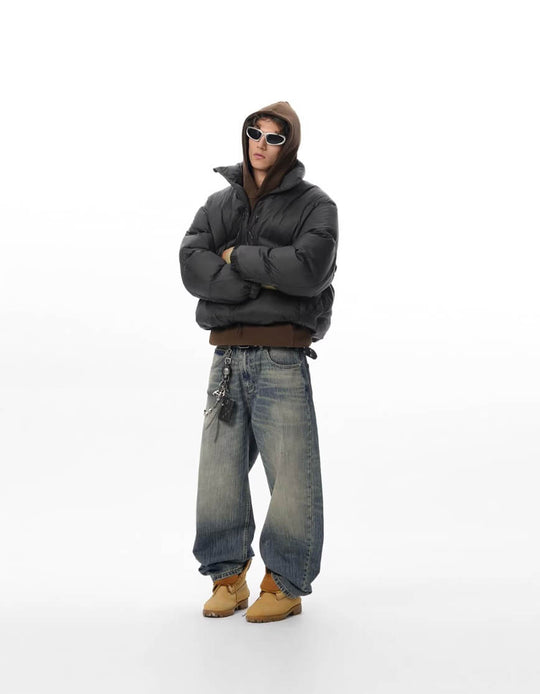 JHYQ Vintage Washed Machete Baggy Jeans | Face 3 Face