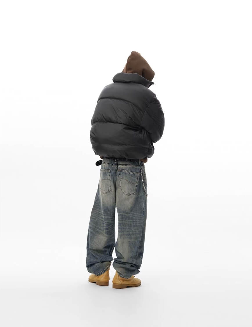 JHYQ Vintage Washed Machete Baggy Jeans | Face 3 Face