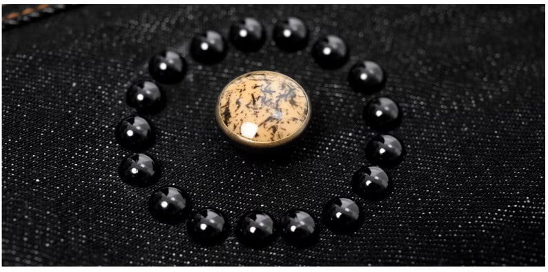 JHYQ Black Beaded Studded Curved Seam Machete Jeans | Face 3 Face