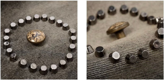 JHYQ Washed Ash Beaded Studded Curved Seam Machete Jeans | Face 3 Face