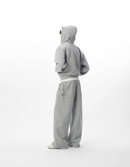 JHYQ Thorn Embroidered Sweatpants | Face 3 Face