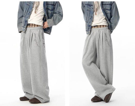 JHYQ Thorn Embroidered Sweatpants | Face 3 Face