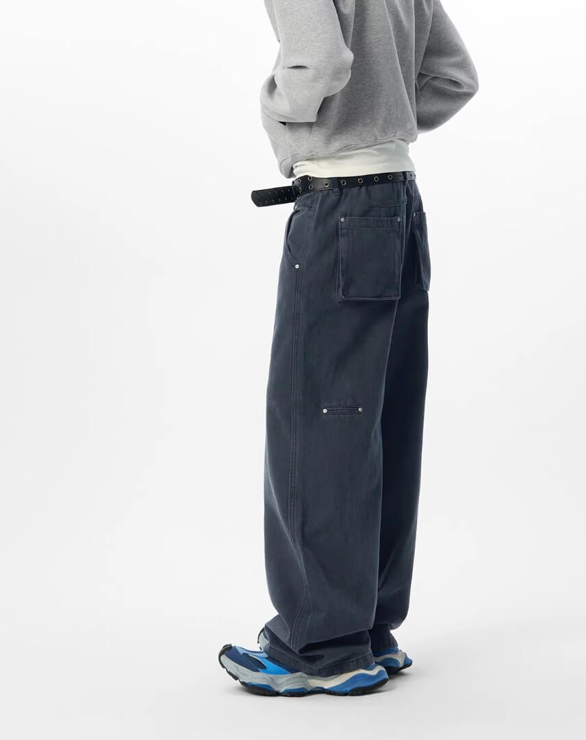 JHYQ 3D Back Pocket Work Pants | Face 3 Face