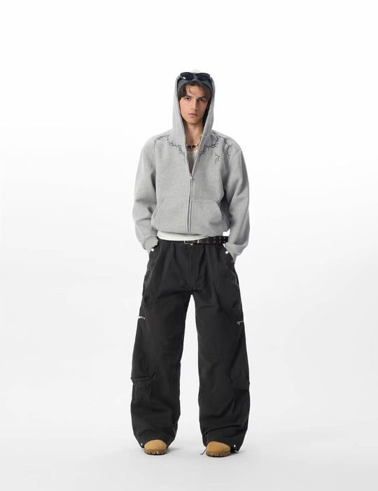 JHYQ Multi Zipper Pocket Work Pants | Face 3 Face