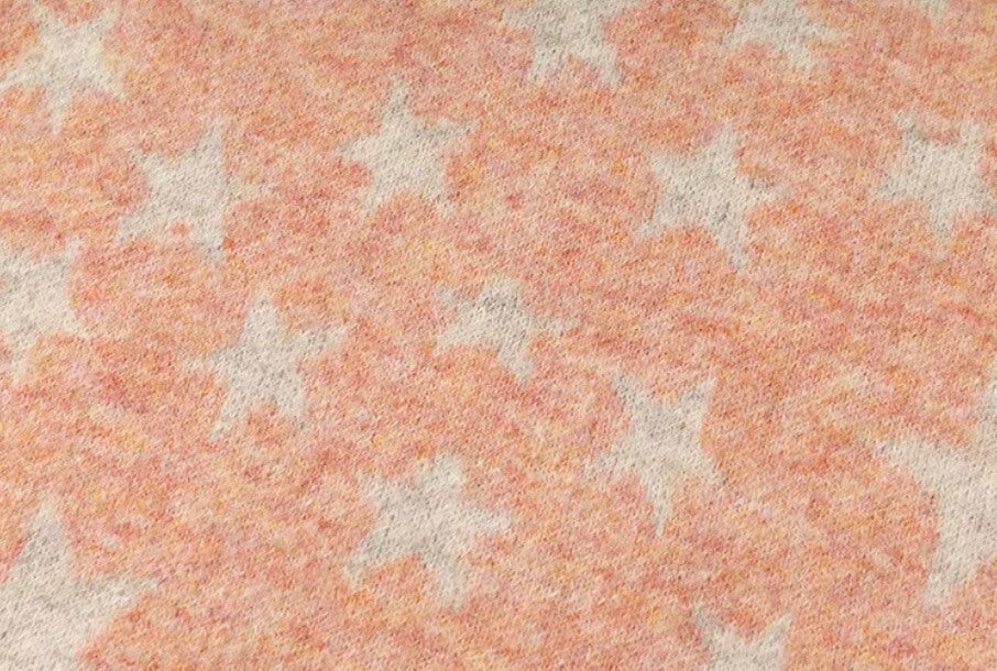 YADcrew All Over Star Fuzzy Knit Sweater | Face 3 Face