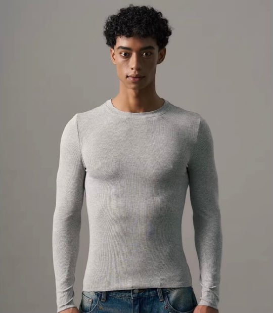 S45 Stretch Fit Basic Long Sleeve Tee | Face 3 Face