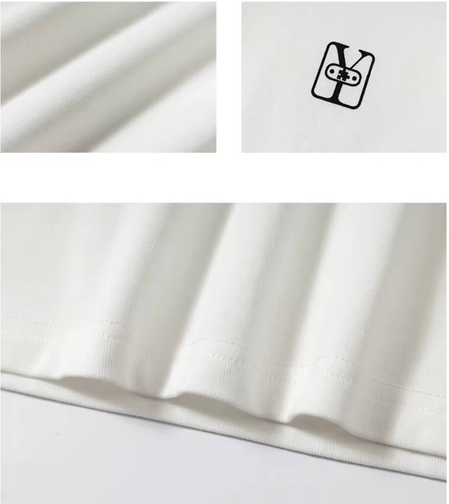 YADcrew Box Logo Slim Fit Basic Tee | Face 3 Face