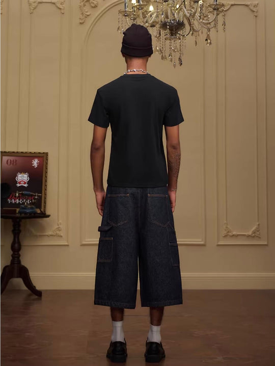 YADcrew Box Logo Slim Fit Basic Tee | Face 3 Face