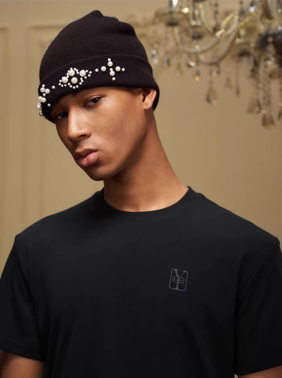 YADcrew Box Logo Slim Fit Basic Tee | Face 3 Face