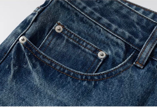 YADcrew Vintage Whiskered Washed Flared Jeans | Face 3 Face