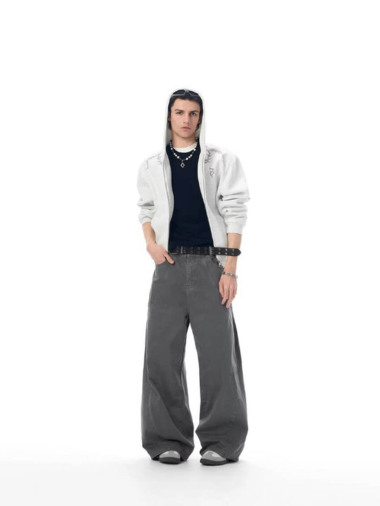 JHYQ Curved 3D Stitch Baggy Machete Pants | Face 3 Face