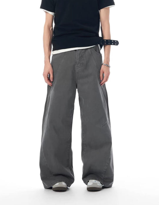 JHYQ Curved 3D Stitch Baggy Machete Pants | Face 3 Face