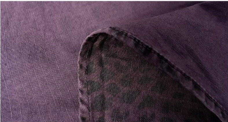 JHYQ Leopard Print Metal Studded Shirt Jacket | Face 3 Face