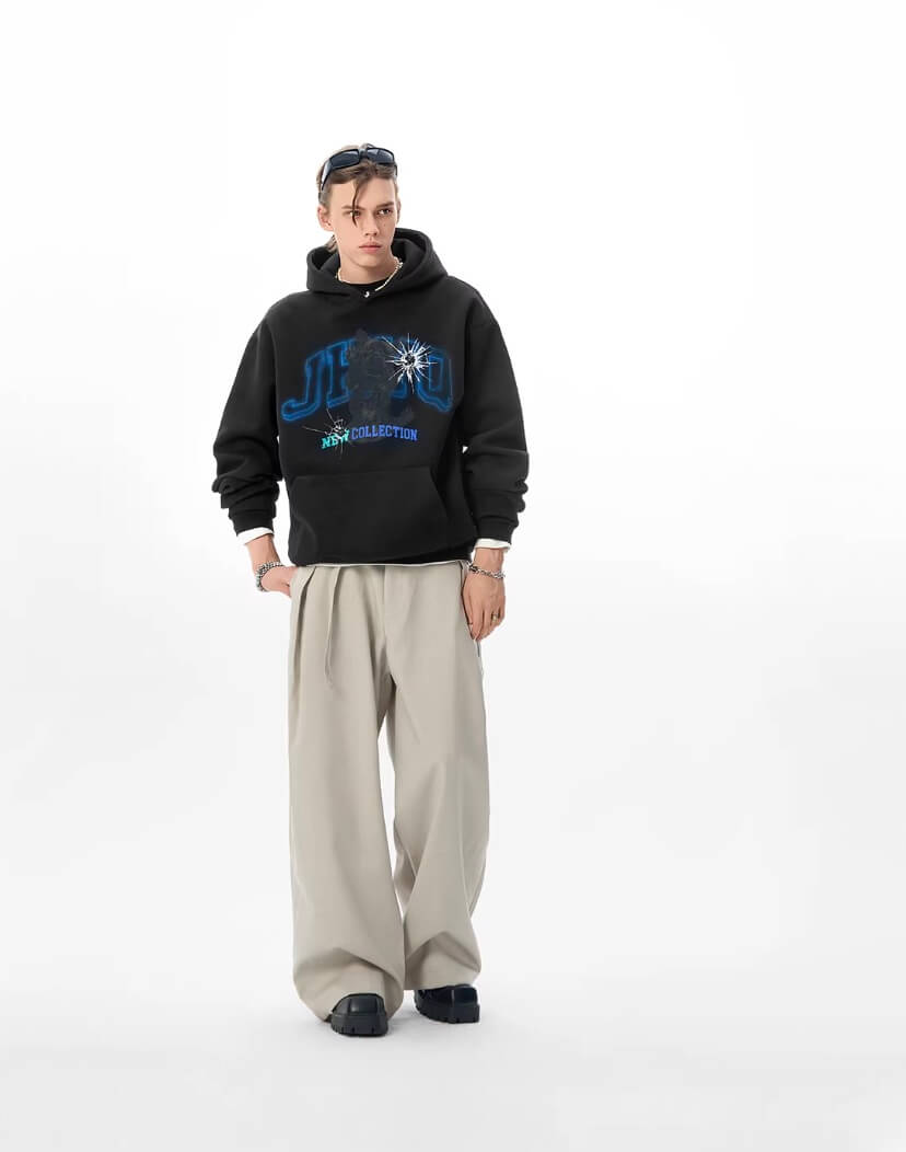 JHYQ French Bulldog Graphic Hoodie | Face 3 Face