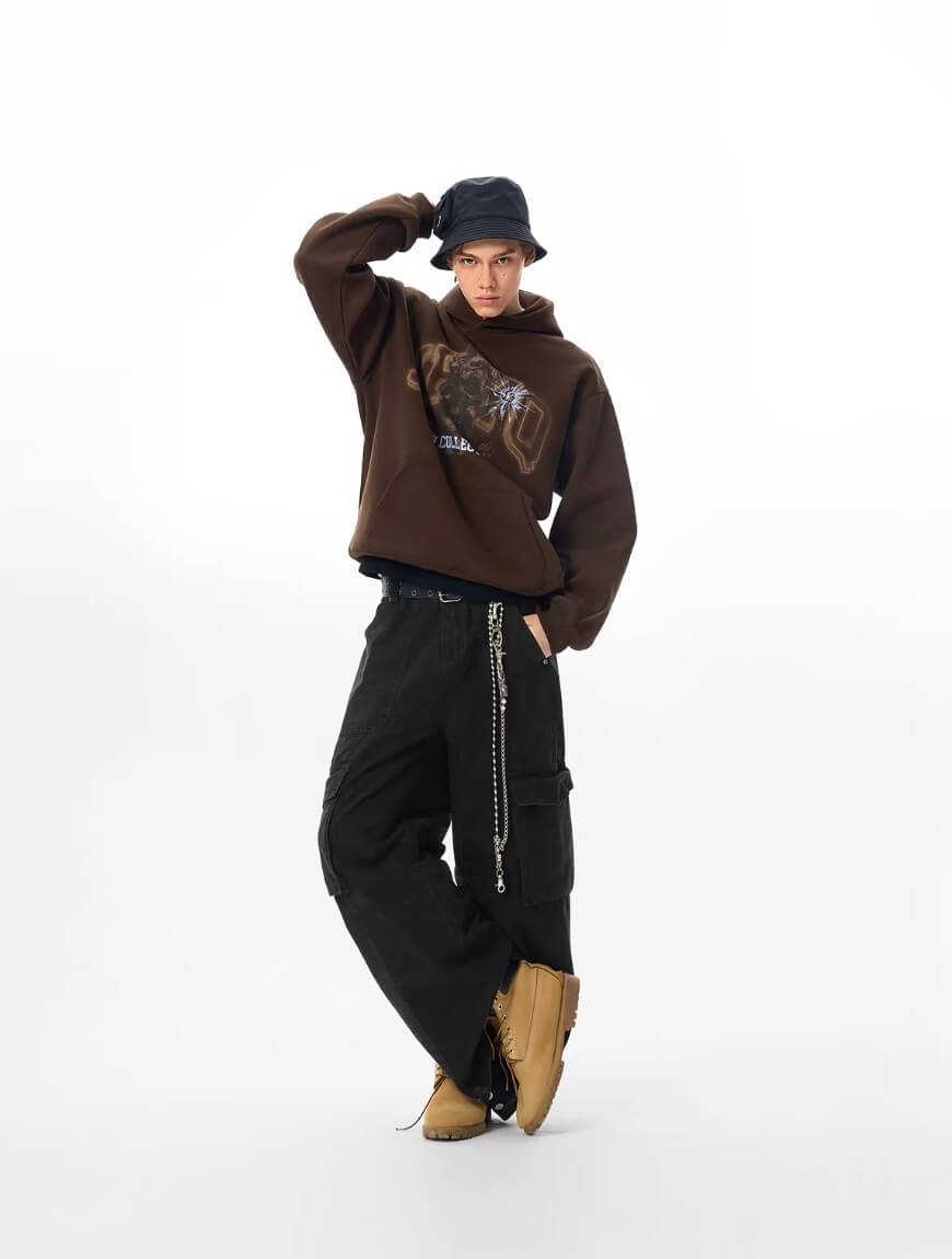 JHYQ French Bulldog Graphic Hoodie | Face 3 Face