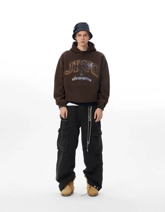 JHYQ French Bulldog Graphic Hoodie | Face 3 Face