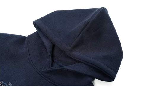 JHYQ RANDOM Letter Print Studded Hoodie | Face 3 Face