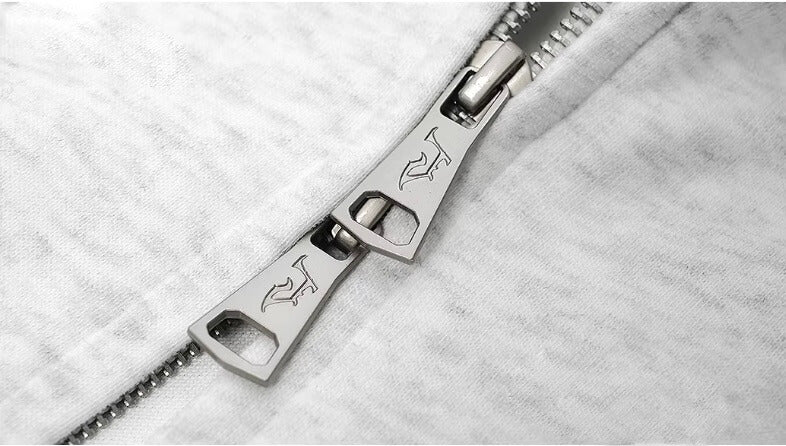 JHYQ Heavyweight Essential Double Zipper Hoodie | Face 3 Face