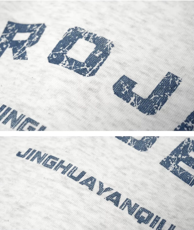 JHYQ Vintage Curved Lettering Print Hoodie | Face 3 Face
