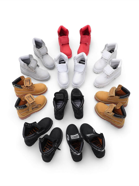 KARMANISTIC Nubuck Leather Embroidered Work Boots | Face 3 Face