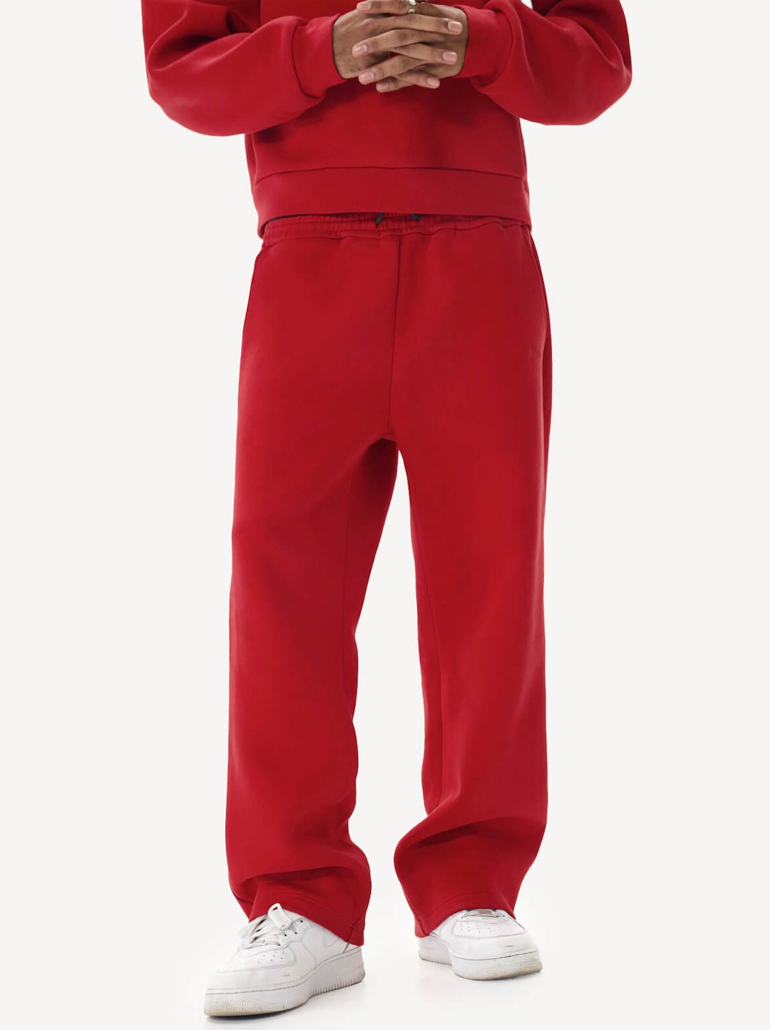 KARMANISTIC Heavyweight Logo Embroidered Baggy Sweatpants | Face 3 Face