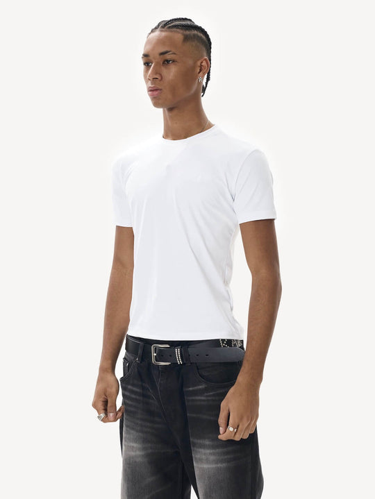 KARMANISTIC Quick Dry Stretch Fit Logo Embroidered Workout Tee | Face 3 Face