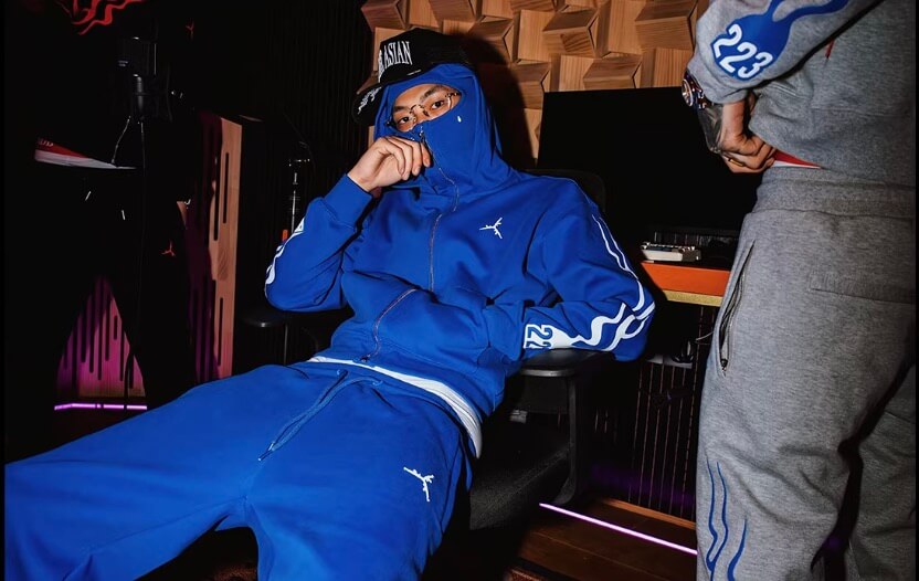 TGFCLUB Flame Pattern Sweatpants | Face 3 Face