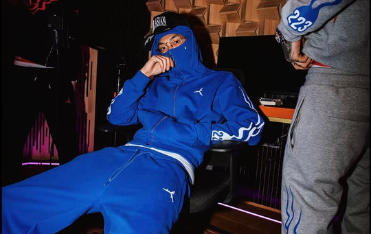TGFCLUB Flame Pattern Sweatpants | Face 3 Face