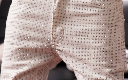 TGFCLUB All Over Rhinestone Skinny Jeans | Face 3 Face