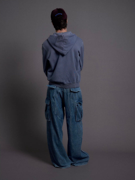 LIBERAFIT Vintage Dyed Zip Up Hoodie | Face 3 Face