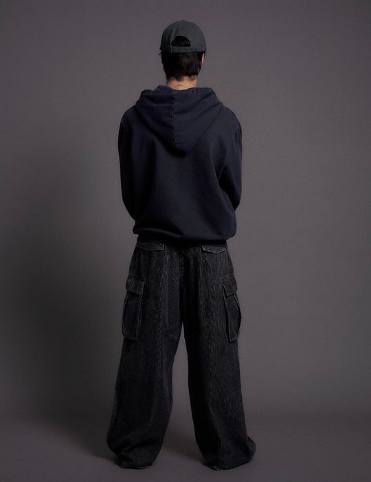 LIBERAFIT Vintage Dyed Zip Up Hoodie | Face 3 Face