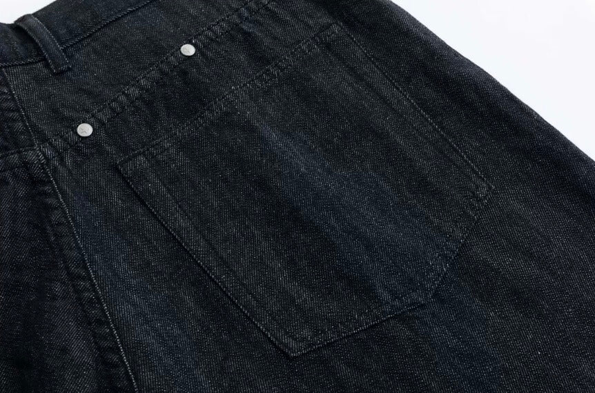 LIBERAFIT Raw Denim Below Knee Shorts | Face 3 Face