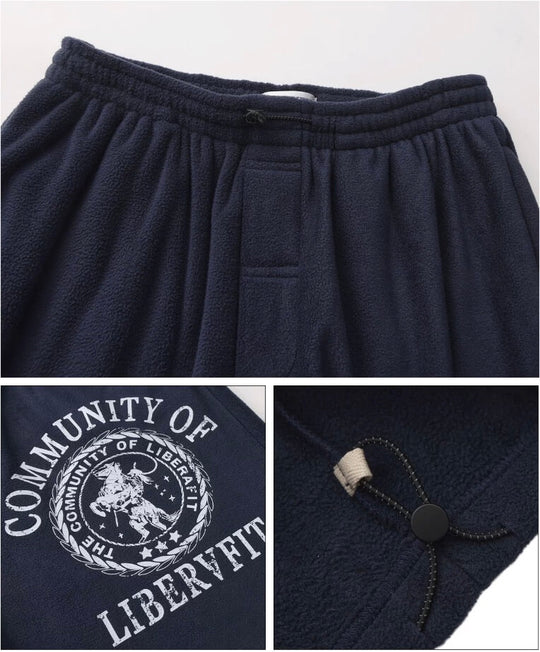 LIBERAFIT Hand Painted Polar Fleece Baggy Sweatpants | Face 3 Face