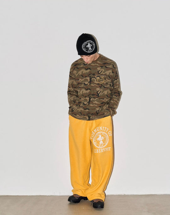 LIBERAFIT Hand Painted Polar Fleece Baggy Sweatpants | Face 3 Face