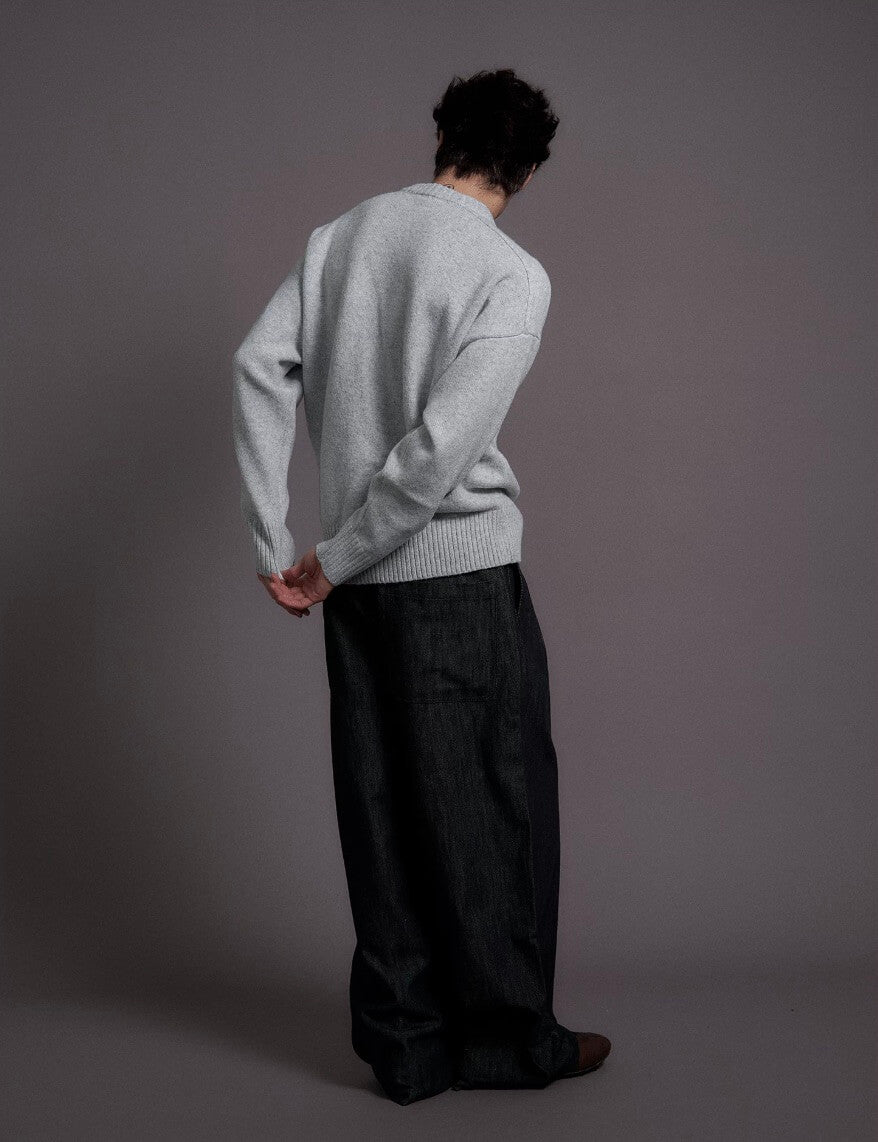 LIBERAFIT Raw Denim Pleated Dress Baggy Jeans | Face 3 Face