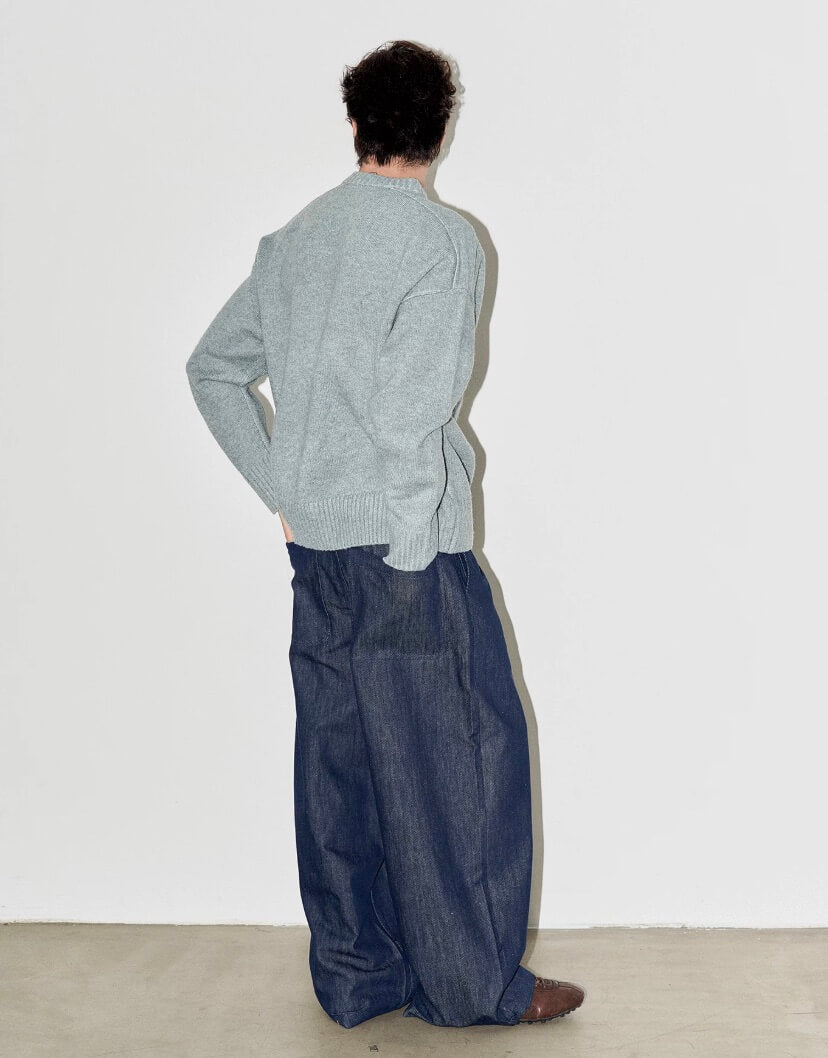 LIBERAFIT Raw Denim Pleated Dress Baggy Jeans | Face 3 Face
