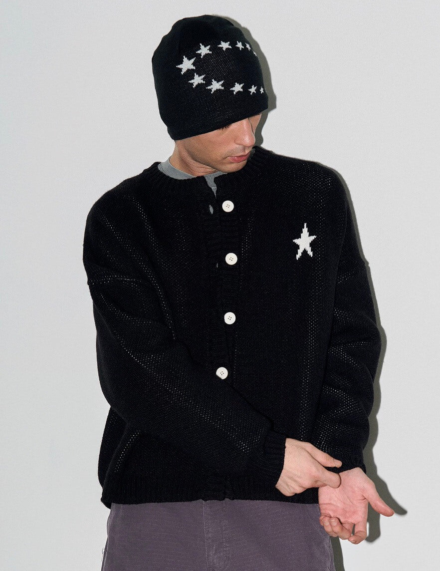 LIBERAFIT Star Ring Jacquard Beanie | Face 3 Face